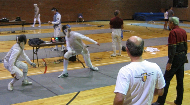 Even the really good fencers look at the box
