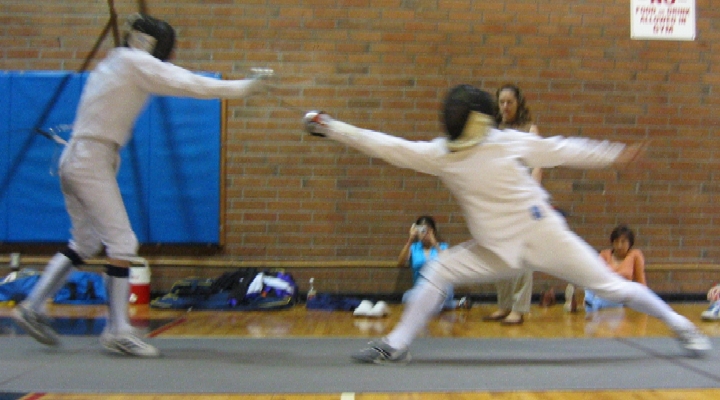Paul lands his winning touch in the U-18 Open Epee